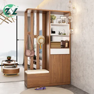 Wooden Shoes Cabinet Hang Clothes Shoe Racks