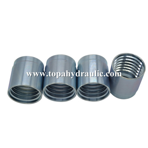 Hydraulic hose stainless steel brass ferrule connectors