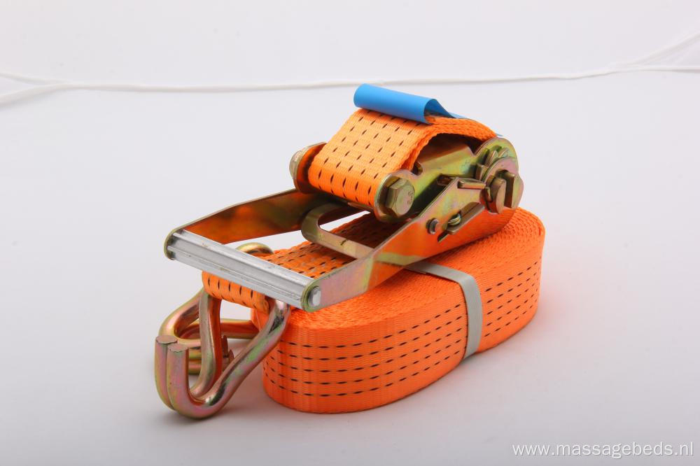2" Ratchet Buckle Lashing Strap with Swan Hooks
