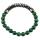 Gemstone 8MM Round Beads Faceted Abacus Hematite Magnetic Bracelets Crystal Quartz Stretch Bangle for Men Women