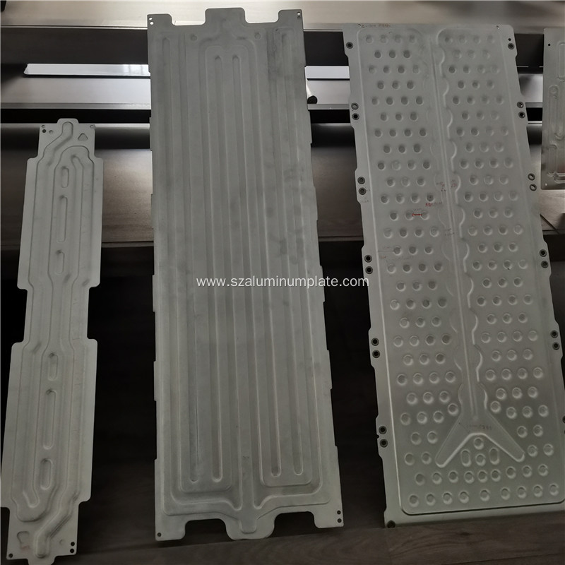 Water cooling Aluminium plate for solar panel