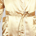 Long Length Double Layer Silk BathRobe