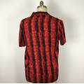 Mode Herren Red Plaid chinesische Sommerhemden