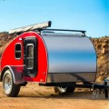 tiny on wheels multi-functional teardrop trailer camper