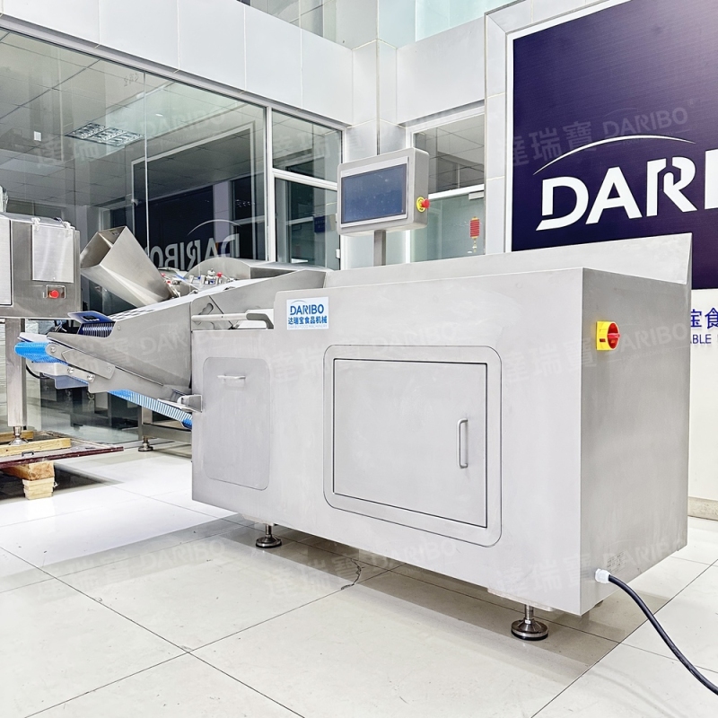 Large Capacity Chicken Bone Cube Dicer/Slicer Machine for Frozen Meat Cube Cutting