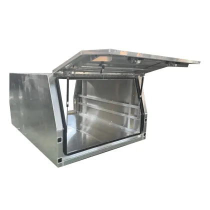 Custom Raw 1300mm aluminum ute canopy for 4X4WD