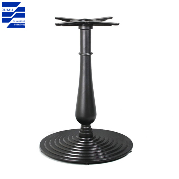 Glamorous Black Cast Iron Dining Table Stand