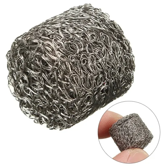 High Quality 304 Stainless Steel Knitted Wire Mesh for Car Washing Foam Lance Filter