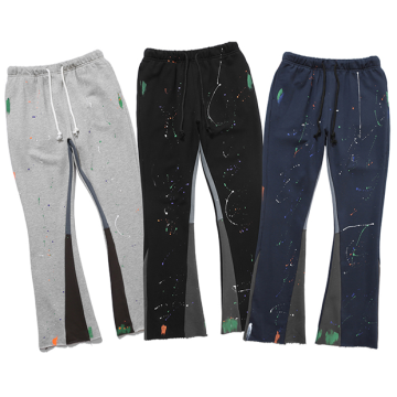 Customizable Streetwear French Terry Flared Jogger Sweatpants for Men: Explore the Latest Trends in Men's Fashion