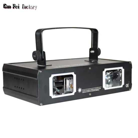 Disco Laser Lights 2 Lens Projector RG Laser Beam Light for Halloween DJ Party Stage Light