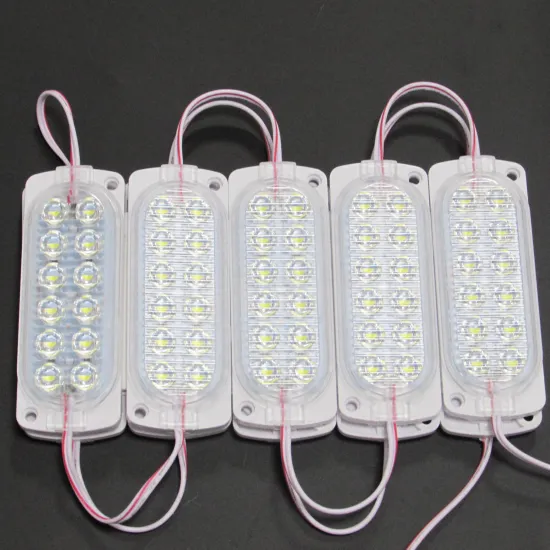 12V Mini SMD LED Module - 3 Light Lens 1.5W LED Sign Module