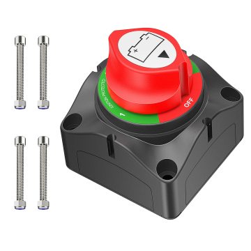 1-2-uit-off batterijschakelaar voor 12V-48V Marine Boats-Heavy Duty Disconnect Cutoff