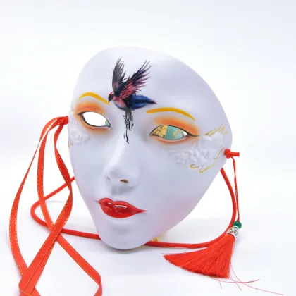 Chinese Traditional Hanfu Beauty Full Facial Mask