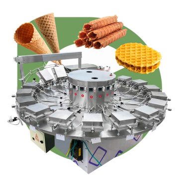 Cono de helado Wafer Tong Tong Sweet Panqueke Maker Manual: Maché de molde de gofres 380V