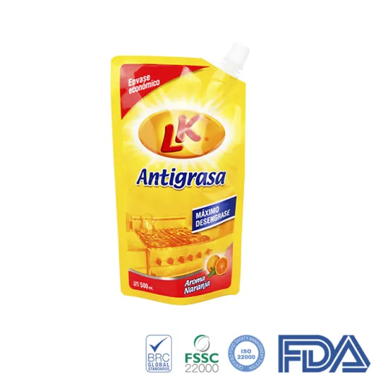 Leak Proof Laminated Plastic Detergent Packaging Bag