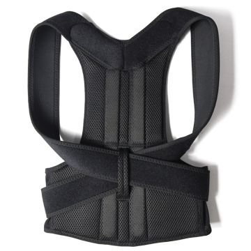 Adjustable Neoprene Posture Correction Belt with Comfortable Fabric and Strap Reinforcement