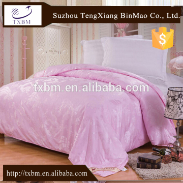 2015 luxury 100%silk quilt handmade with 100%cotton cover