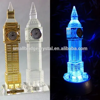 Boble big ben crystal clock