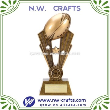 Custom resin rugby awards trophy gifts