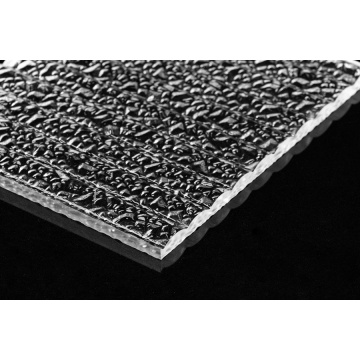 PMMA plexiglass with crushed ice pattern