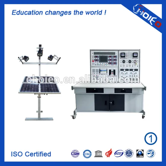 Solar Photovoltaic Power Generation Trainer,Advanced Automatic Portable New Energy Box, Electronic Lab Kits for Student