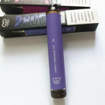 Puff 2800 Vape de vape desechable Venta superior Italia