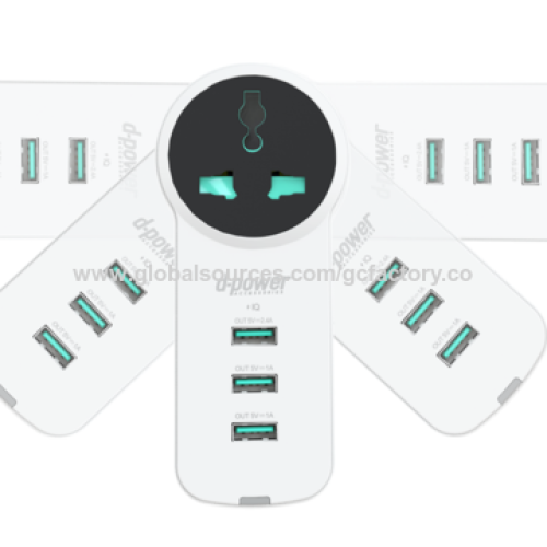 Fast Charging 3.4A Wall Charger wall charger socket with 3 USB ports Manufactory