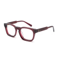 Fashion Exquisite Transparent Thick Acetate Frame