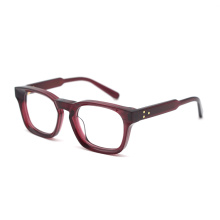 Luxury Thick Acetate Frame Fashion Exquisite Transparent Thick Acetate Frame Supplier