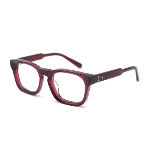Luxury Thick Acetate Frame Fashion Exquisite Transparent Thick Acetate Frame Supplier