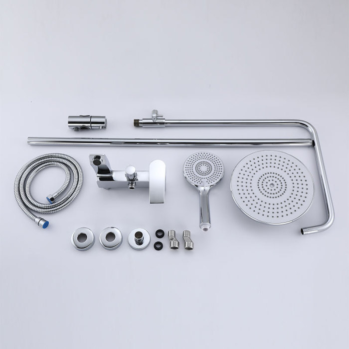 Zinc Alloy Electroplated Shower Faucet