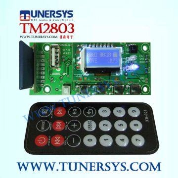 TM2803 USB MMC SD MP3 PCB