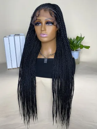 Lace Front Synthetic Braided Wig for Black Women - Urban Outfitters