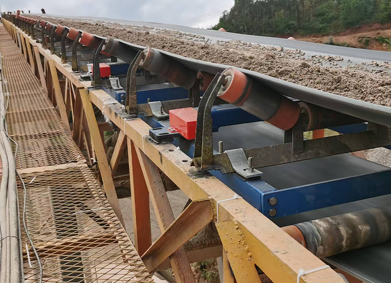 Belt scale for sand and gravel1