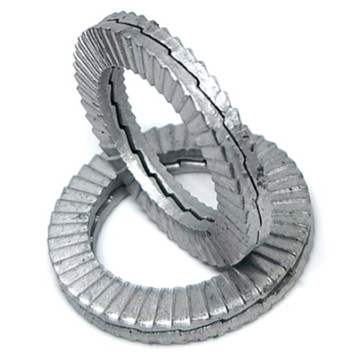 DIN 25201: M3-M130 Steel Dacromet Plated Self-Locking Wedge Washers and Double Fold Self-Locking Washers