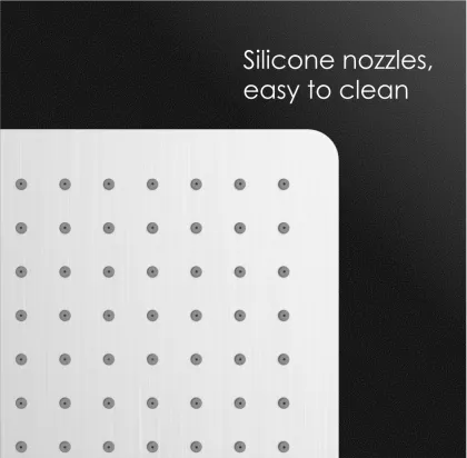 Bathroom overhead shower heated shower head