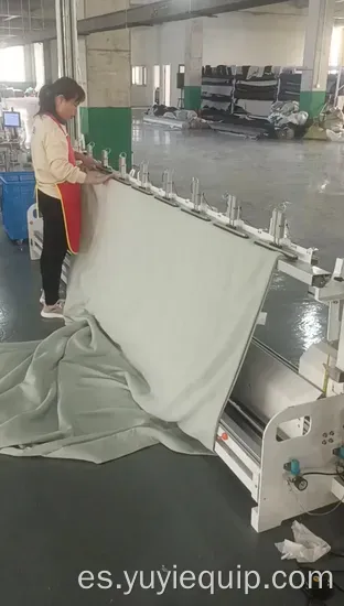 Máquina cortadora automática de polipasto de cortina de doble elevación Yuyi