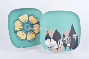 2015 popular design Bamboo Fiber Powder Food Plate