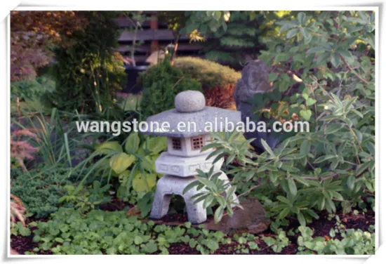 Japanese style stone lantern for garden decor