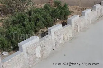 Wulain red high and low flower bed stone