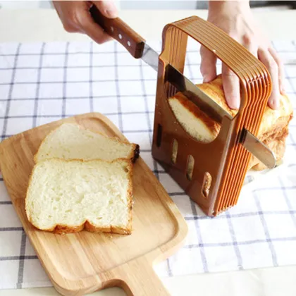 100% brand new manual bread slicer bread cutter sandwich cutter