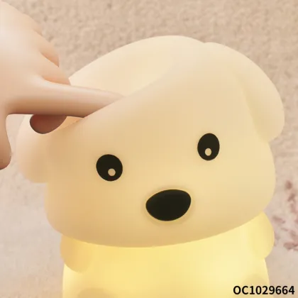 USB Rechargeable Multifunctional Voice-Controlled 3D Night LED Lamp with Remote