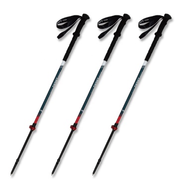 Best Sale: Classy Alu 7000 Flip Lock Rotating Angle Air Tour Folding Hiking Trekking Poles - Aluminum Alloy