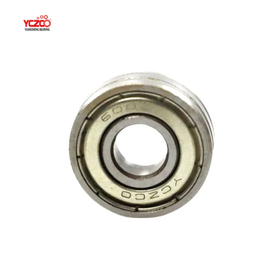 YCZCO China Bearing Manufacturer 8*22*7mm Carbon Steel Deep Groove Ball Bearing 608ZZ
