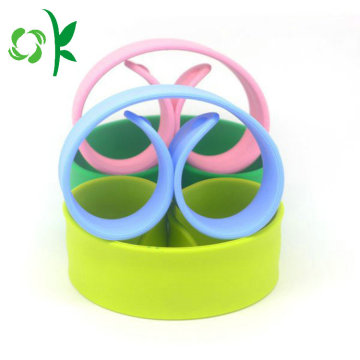 Candy Color Simple Silicone Slap Bracelet for Gift