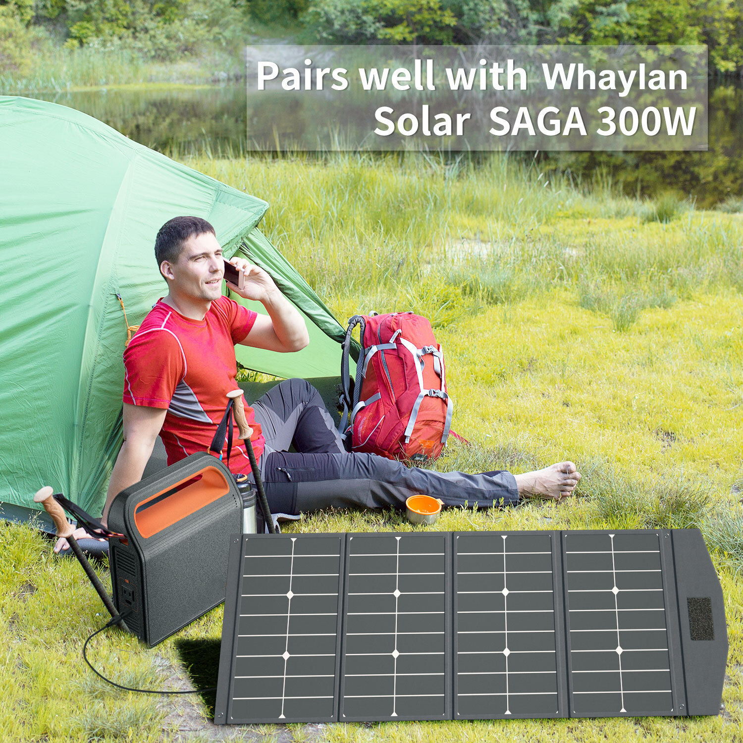 outdoor portable solar power station