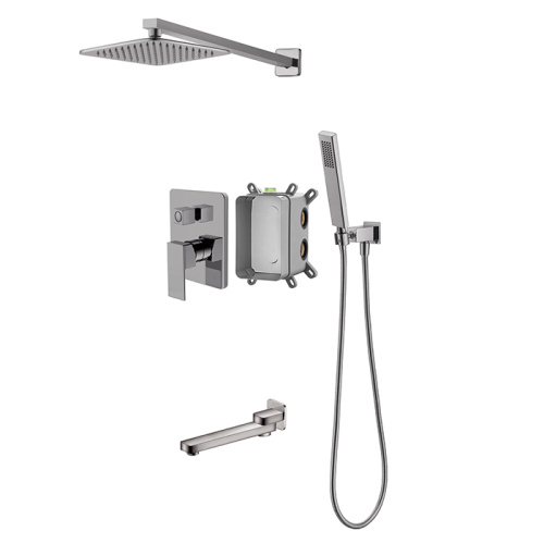 Black Bath Tub And Shower Faucet