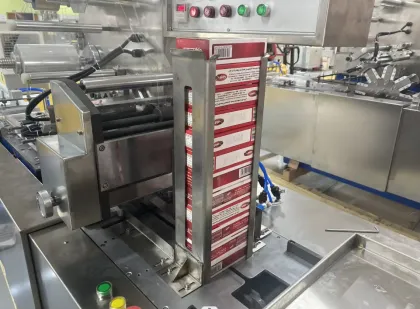 DIXIN Soap Cellophane Wrapping Machine for Cosmetic Boxes and Perfume Films