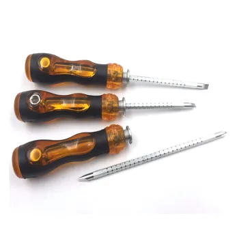 Wholesale Retractable Screwdriver 2 in 1 Plastic Handle
