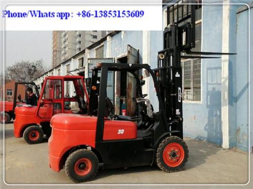 Hot sale Chinese military quality cheap 3 ton diesel forklift with Mitsubishi engine